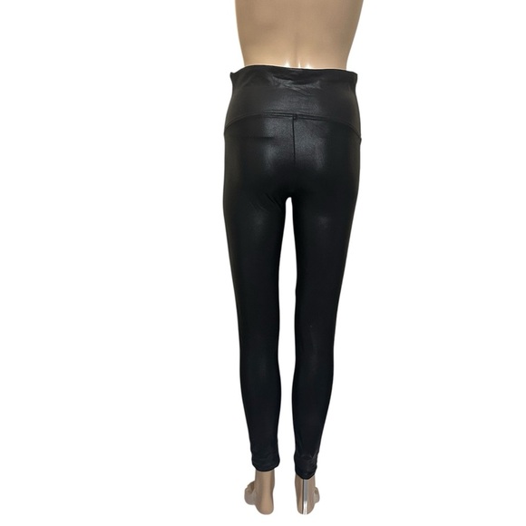 SPANX Black High-Waisted Leggings Sleek Design - Picture 4 of 9